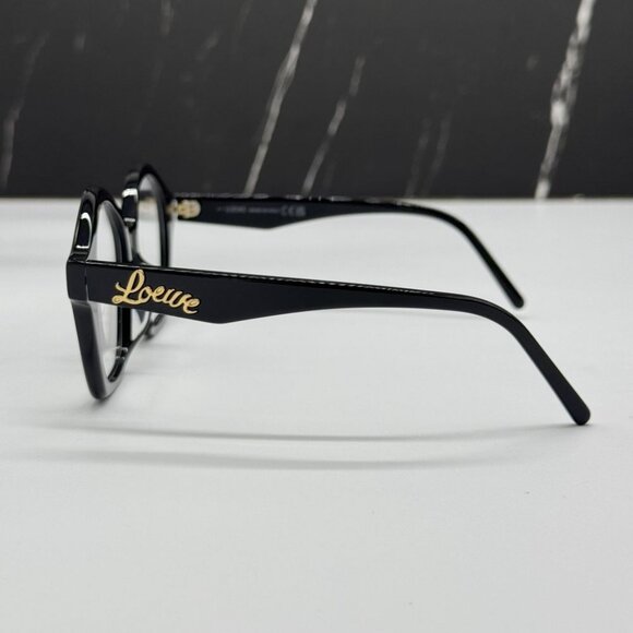 NEW LOEWE LW50053F 001 EYEGLASSES WOMEN BLACK ROUND EYEWEAR main image 4